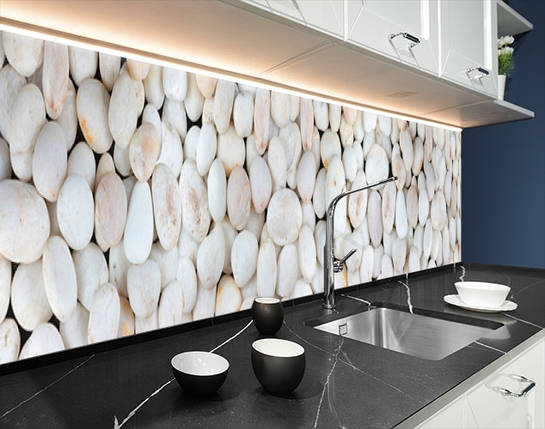 Фото панель універсальна ПЕТ, Самофіксована, 62 х 305 см (товщіна 1.2 мм), галька, фото 1