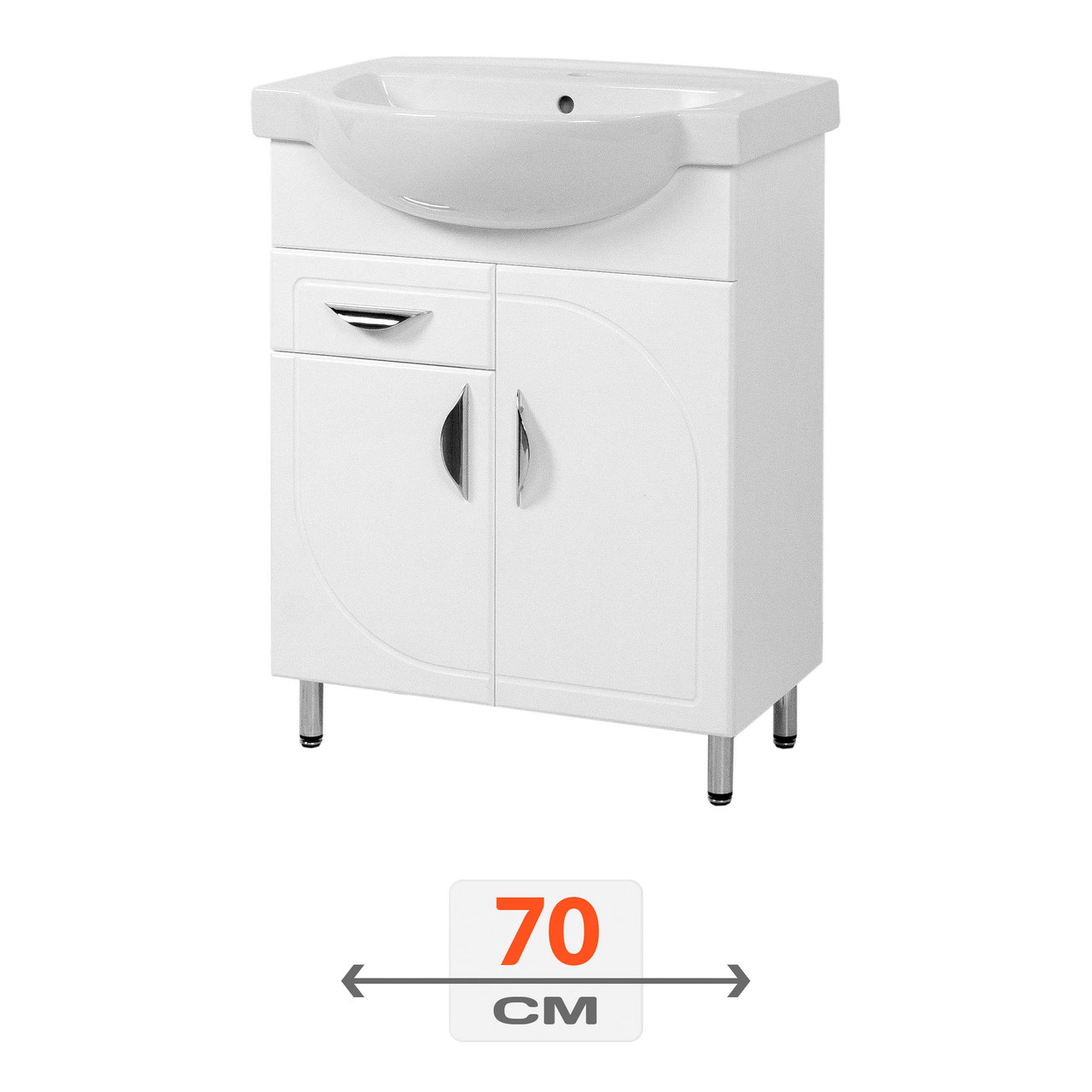 Тумба T267005 Баттерфляй 70+вумивальник Runa 70, фото 1