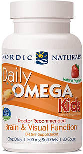 Омега для дітей Nordic Naturals Daily Omega Kids 30 жувальних капсул