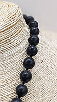 Намисто з натурального каменю Шунгіт