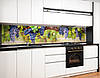 Наклейка на кухонний фартух 60 х 200 см, з фотодруком та захисною ламінацією виноградні грона (БП-s_ed613), фото 7