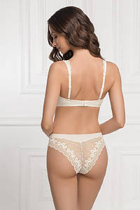 Трусики бразиліана з мереживом Elona - Jasmine Lingerie 2297/69 Молочний, M