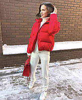 Дуже красива жіноча дута куртка на синтепоні (Норма), фото 4