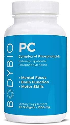 BodyBio PC Phosphatidylcholine / Фосфатидилхолін 60 капс