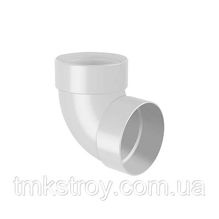 Відвід двухмуфтовий 87°. Водостічні системи Rainway 130/100 (Ренвей)., фото 2