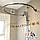Штанга/труба радіальна з неіржавкої сталі для душової шторки у ванній — кругова, Ø 20 мм, 25 мм, 30 мм, 32 мм, фото 2