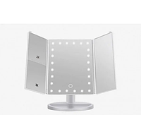 Косметическое зеркало для макияжа тройное с подсветкой 22 LED Magnifying Mirror X2X3 180 EL-624 Jb