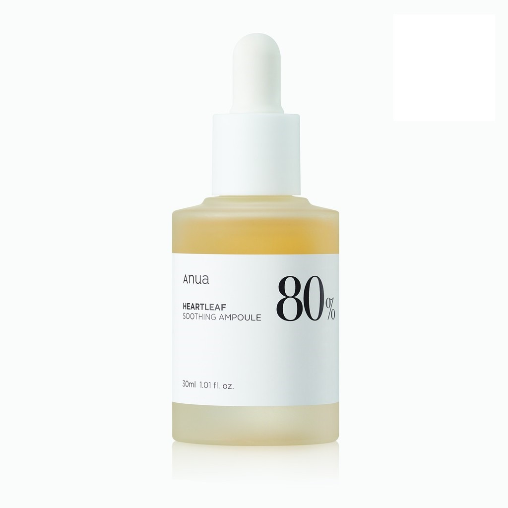 Anua Heartleaf 80% Soothing Ampoule Заспокійлива сироватка, 30 мл