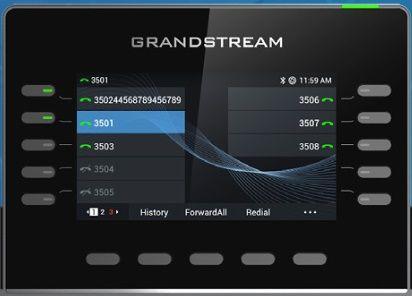 Цветной экран ip-телефона Grandstream GRP2615