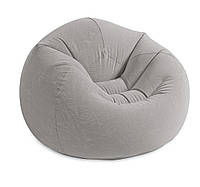 Удобное надувное кресло Intex 68579 для дома и отдыха на природе, размер 107х104х69 см
