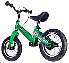 Беговел Maraton Prime магнієва рама, ручного гальма, надувні колеса 12" зелений, фото 2