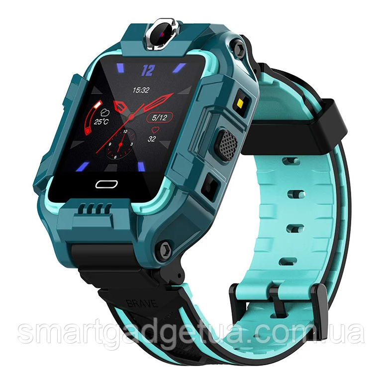 Дитячий смарт-годинник Lemfo Y99 4G Smart Watch Kids Green, LBS, GPS, Wi-Fi, відеодзвінок