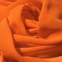Ткань шифон ярко-оранжевый