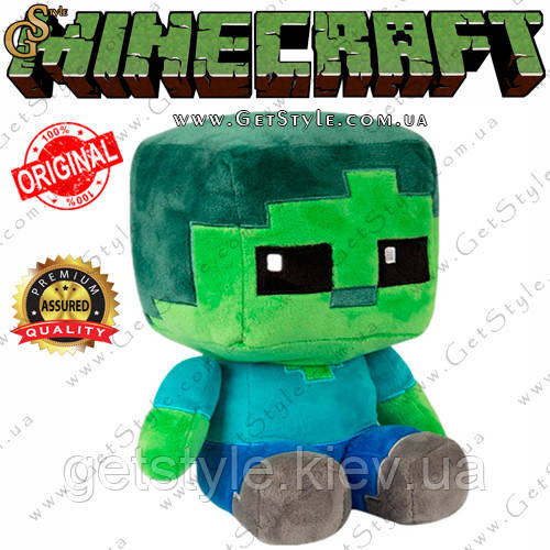 Іграшка Дитина зомбі з Minecraft — "Zombie Baby" — 27 см, фото 1
