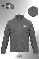 Флісова кофта The North Face "Fleece Full Zip" Grey