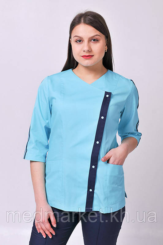 Костюм медичний Клеопатра ELIT COTTON з звуженими штанами