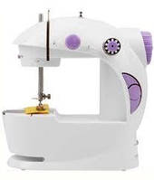 Швейна машинка Mini Sewing Machine FHSM 201 з педаллю і адаптером, міні швейна машина .машинка для шиття