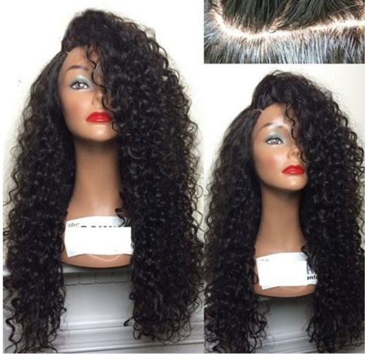 Чорна перука — довге африканське кучеряве волосся