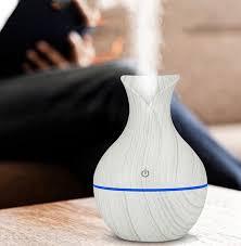 Зволожувач повітря з LED підсвічуванням Aromatherapy Difusor White Увлажнитель воздуха Дифузор, фото 1