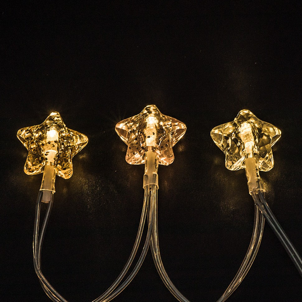 Гірлянда Зірка Прозора 20Led USB або на батарейках