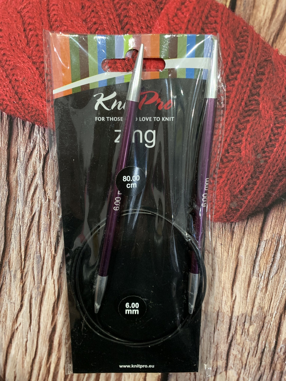 47133 Спиці кругові Zing 80 см, 6.00 мм