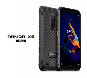 Смартфон Ulefone Armor X8 Black 4\64gb NFC Helio A25 5080 мАч