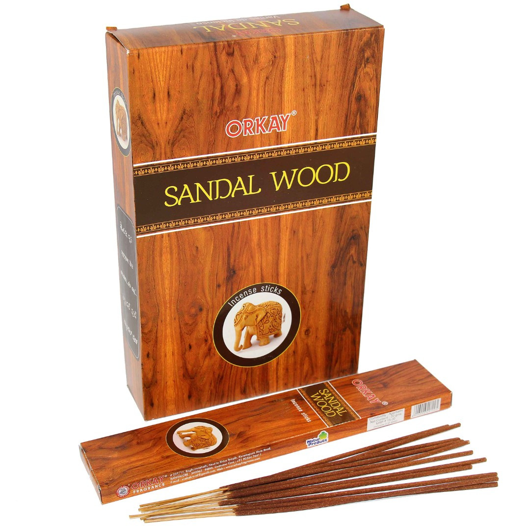 Ароматичні палички Сандал Вуд (Sandal Wood ORKAY), 20 грамів