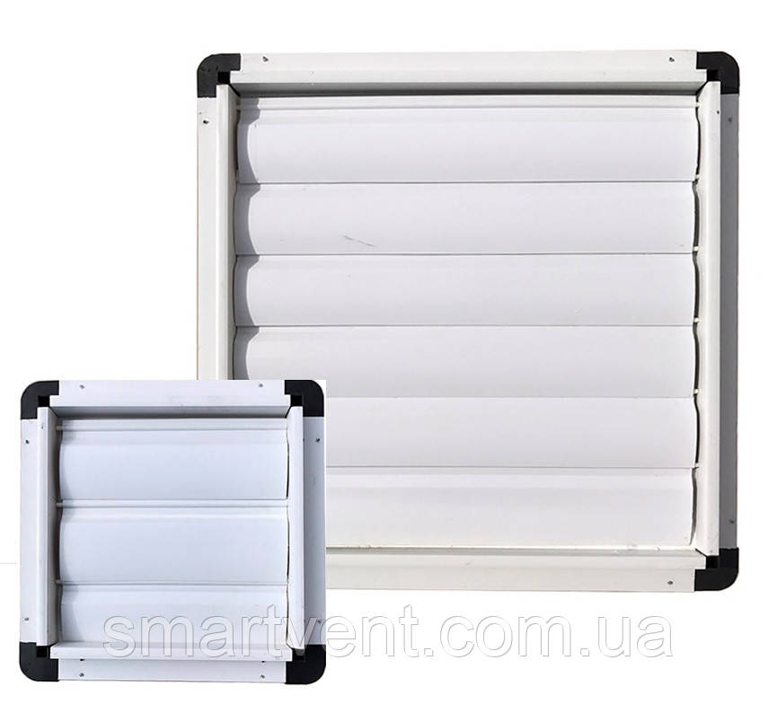 Решітка вентиляційна гравітаційна Турбовент ГРВ 450х450