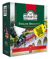 Чай Ахмад 100 пакетиков Английский к завтраку чёрный 100 х 2 г