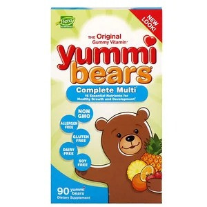 Мульвітаміни для дітей Yumm Bears 90шт. Бездимні
