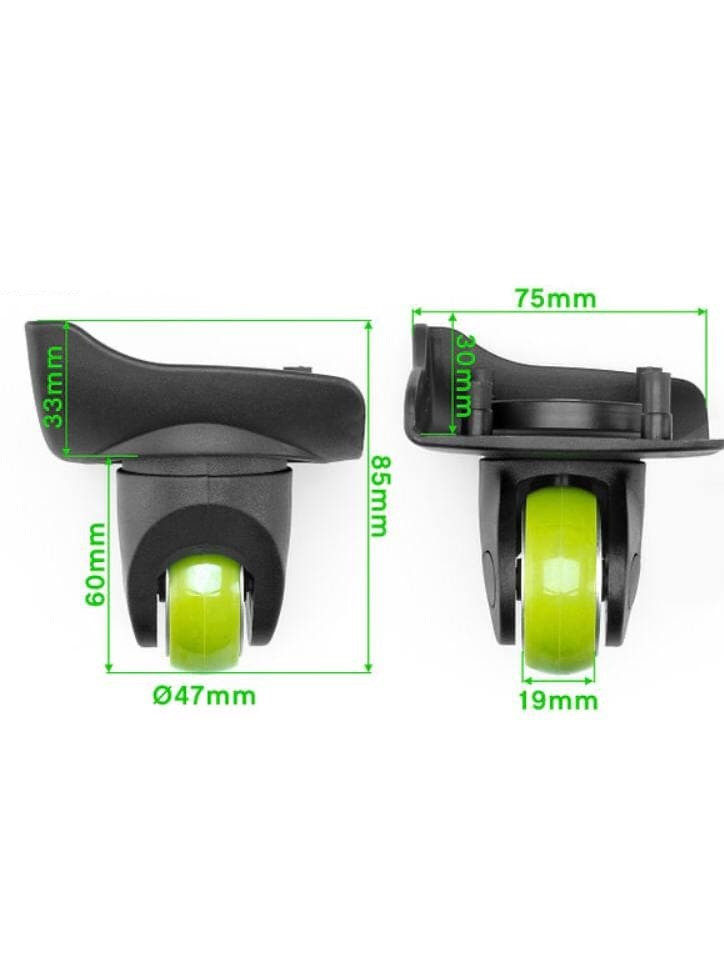 Колеса для валізи/зеленого кольору