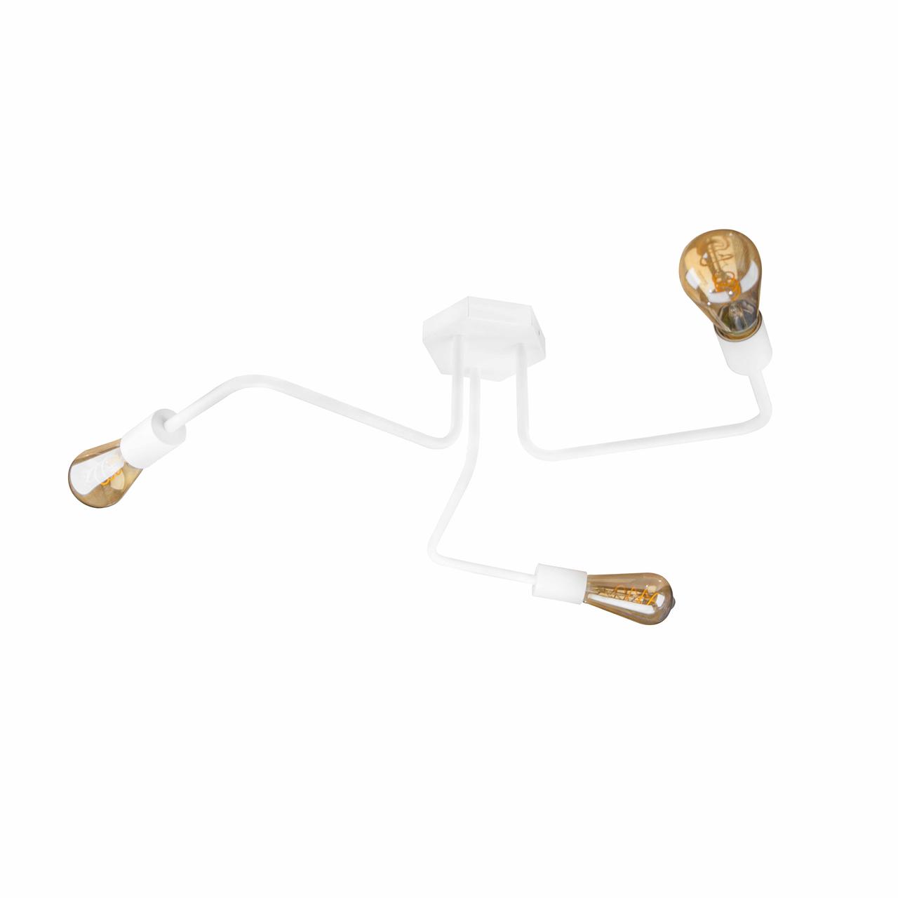 Стельова люстра павук біла на 3 лампи Maze NL 6060/3 W, фото 1