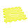 Дитячий татамі 30х30х1 см, Жовтий (м'який килимок-пазл ластівчин хвіст) IZOLON EVA SPORT, фото 2