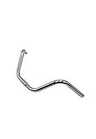 Велосипедне кермо Лелека з вигином сталь / хром