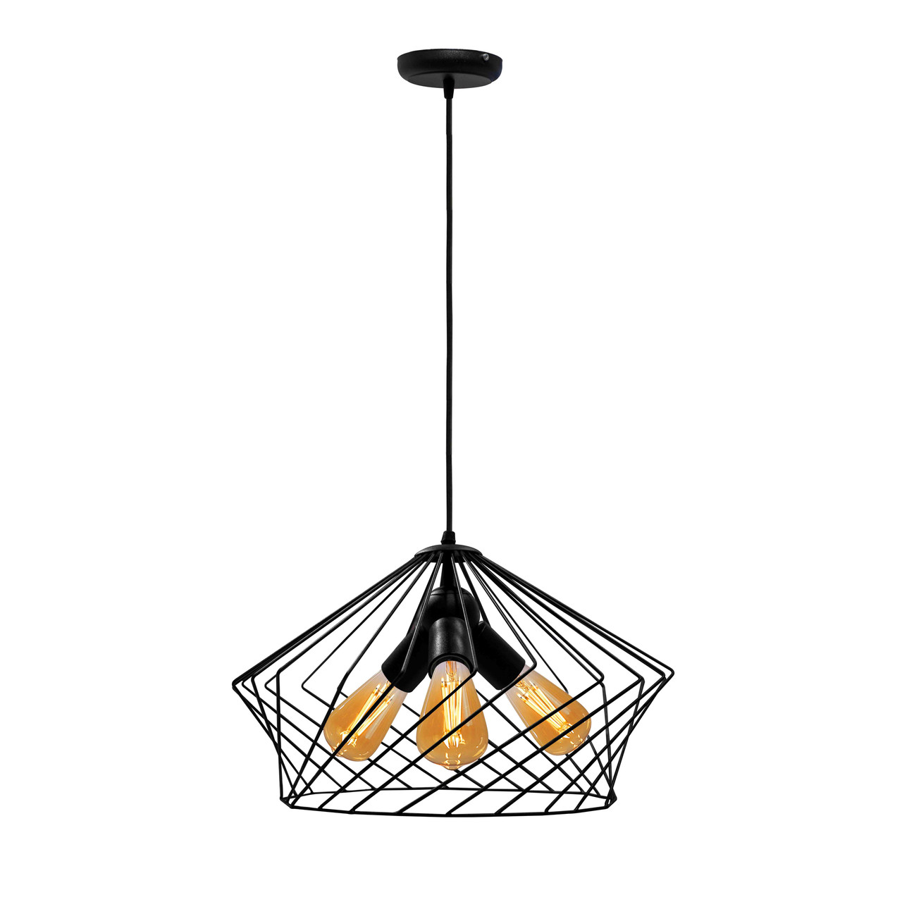 Лофт люстра світильник підвісний 3-Е27 Camelia NL 3329-3, фото 1