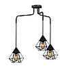 Підвісний світильник лофт 3-Е27 Crystal NL 10535-3, фото 3