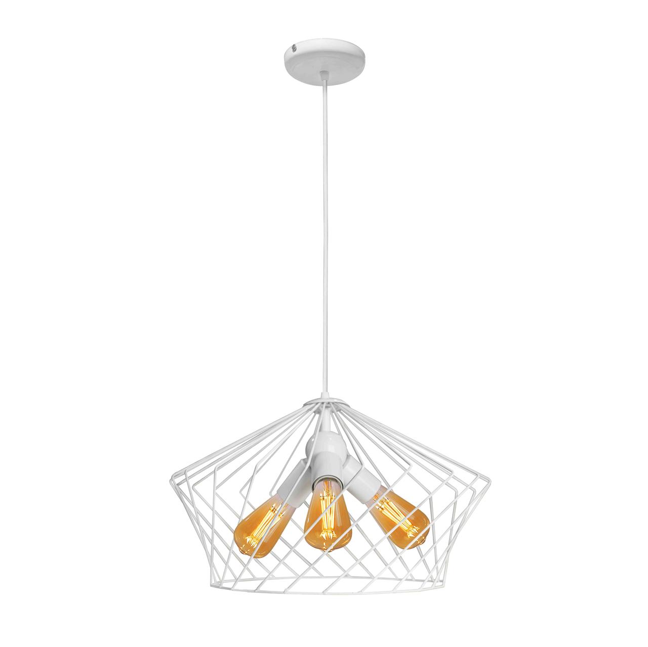 Лофт люстра світильник підвісний 3-Е27 Camelia NL 3329-3 W, фото 1