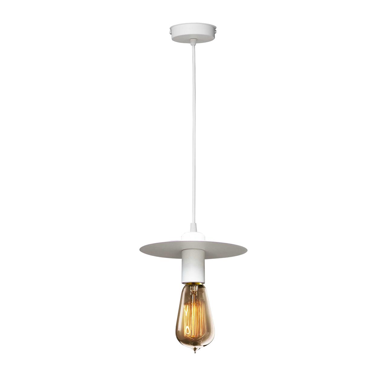 Підвісний світильник лофт Е27 Disk NL 2009 WH, фото 1