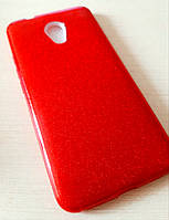 Силіконова накладка Gliter для MEIZU M5 (Red)
