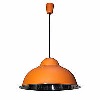 Светильник подвесной купол оранжевый мат, хром Industrial СП 3614 OR+CR