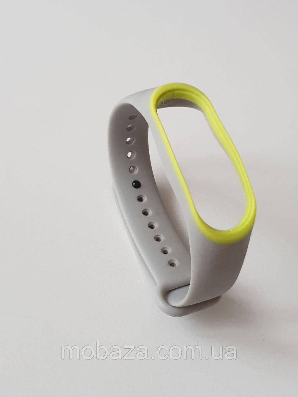 Ремінець для Xiaomi Mi Band 3/4 double color silicone