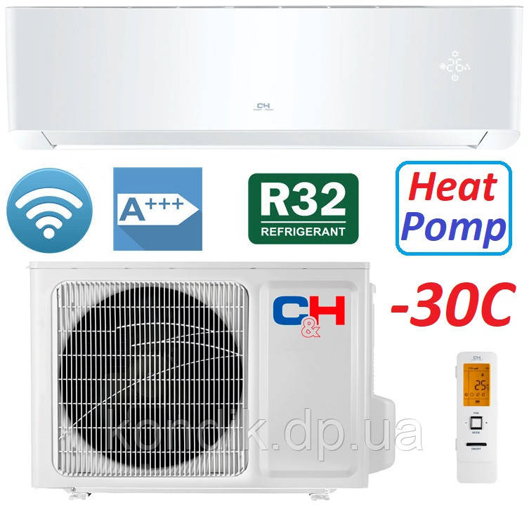 Кондиціонер Cooper&Hunter SUPREME CH-S18FTXAM2S Wi-Fi інвертор