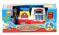 Детский игровой набор Кассовый аппарат Joy Toy Мини-касса с калькулятором и микрофоном. Необычный подарок
