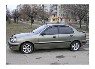 Молдинг дверей Daewoo Lanos середній 5,0 см, напис LANOS Klimek