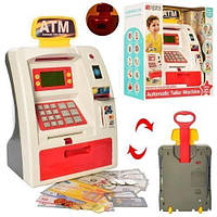 Детская игра Электронная копилка-банкомат FivestarToys. Игрушечный кассовый аппарат на батарейках