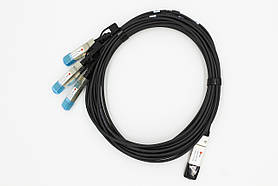 Кабель QSFP Direct Attache Cable to 4xSFP+ (QSFP-4SFP+3M)