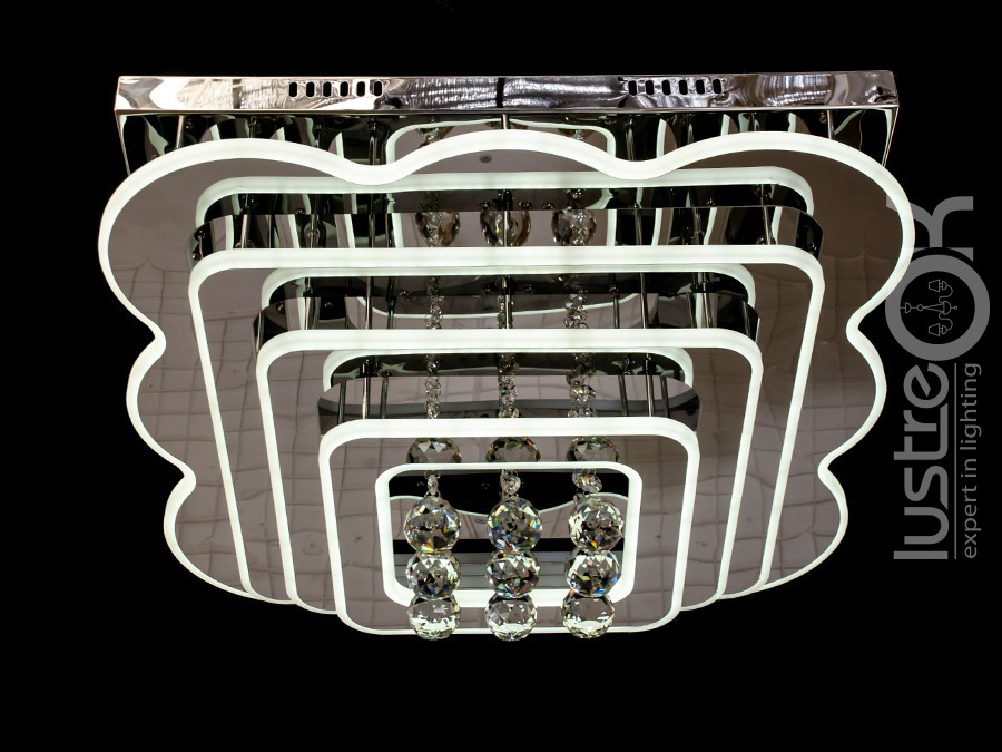 Люстра світлодіодна стельова A8022/6 LED 3color dimmer Люстра з пультом управління