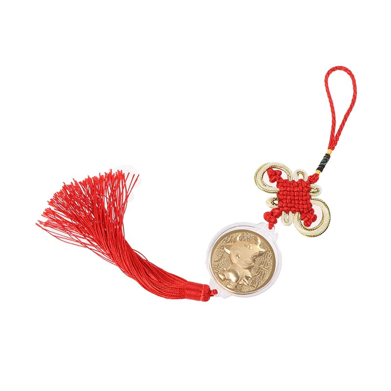 Монета підвіска Бик Багатства гарне удача, фото 1