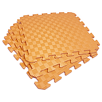 Татамі 50х50х1см Помаранчевий (килимок-пазл ластівчин хвіст) IZOLON EVA SPORT