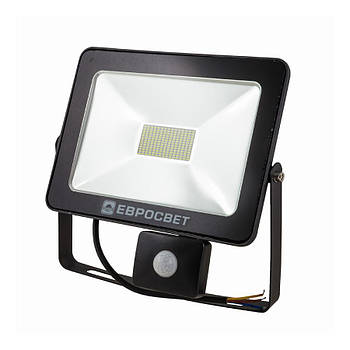 Прожектор із датчиком руху EVRO LIGHT EV-50-01 STAND 4000 Лм з датчиком